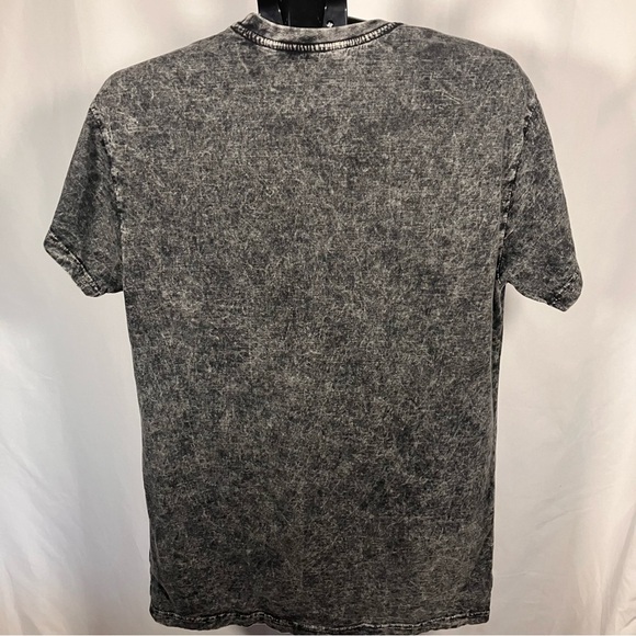 Pink Floyd Studded black Acid Wash T-Shirt Dark side of the Moon, mens size M - Picture 5 of 5